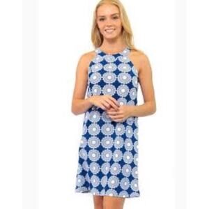 NWT All For Color Dress Size Small Shift High Neck UPF 50+ Travel Cooling Fabric